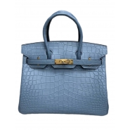 Сумка Hermes Birkin 30 из матовой кожи аллигатора